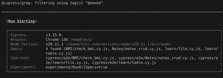 Use cypress tags (grepTags): An Ultimate guide.