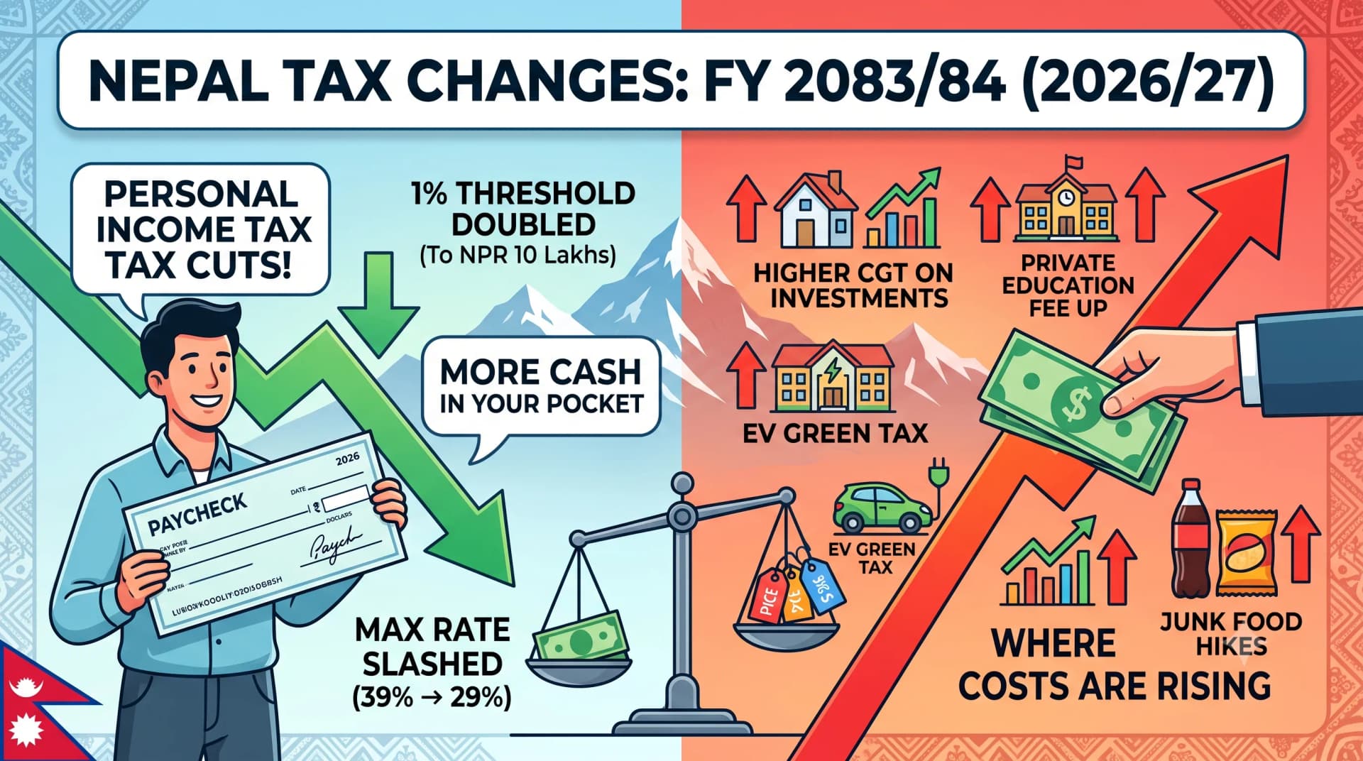 Nepal’s FY 2083/84 Tax Changes: What It Means For Your Wallet